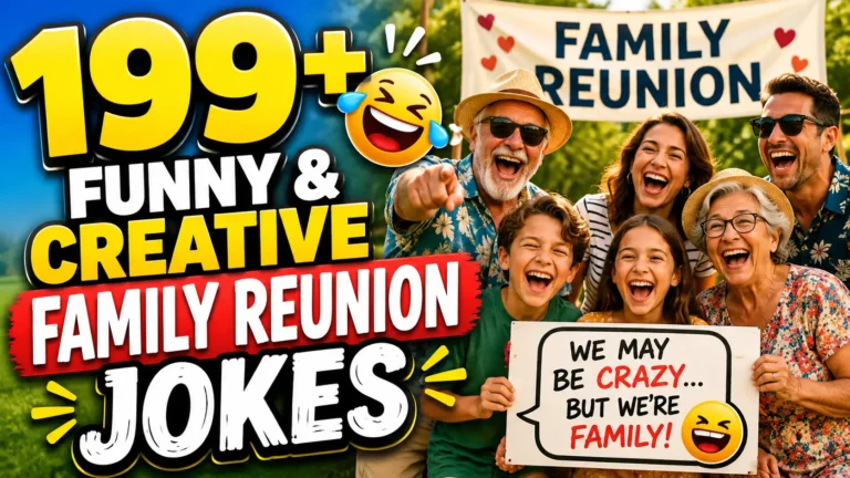 199+ Funny & Creative Family Reunion Jokes