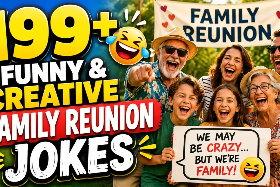 199+ Funny & Creative Family Reunion Jokes