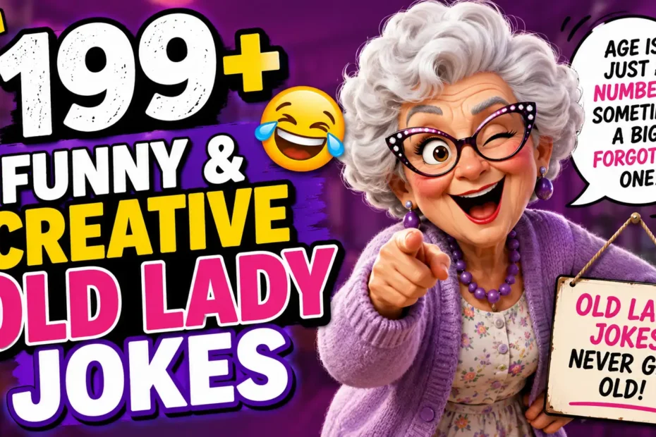199+ Funny & Creative Old Lady Jokes
