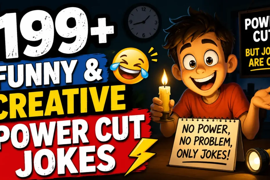 199+ Funny & Creative Power Cut Jokes