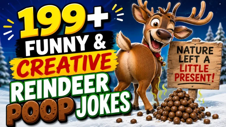 199+ Funny & Creative Reindeer Poop Jokes