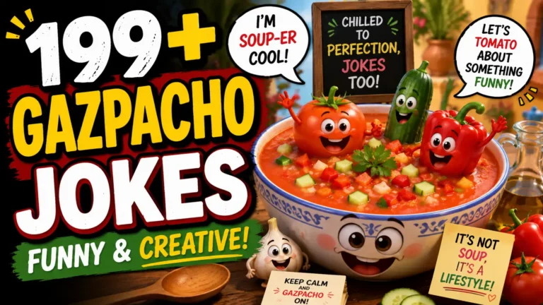 199+ Gazpacho Jokes Funny & Creative