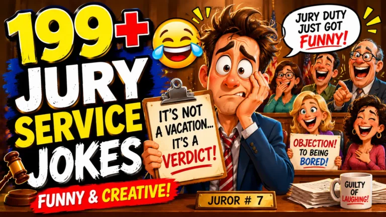 199+ Jury Service Jokes Funny & Creative
