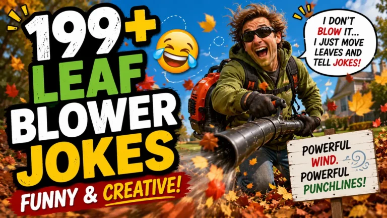 199+ Leaf Blower Jokes Funny & Creative