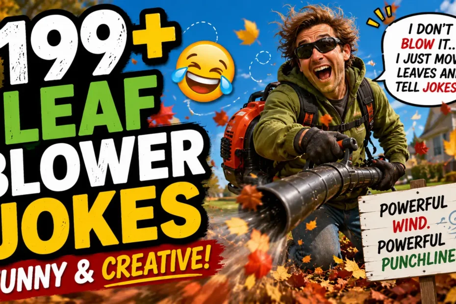 199+ Leaf Blower Jokes Funny & Creative