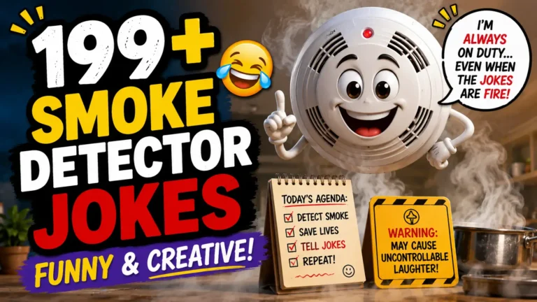 199+ Smoke Detector Jokes Funny & Creative