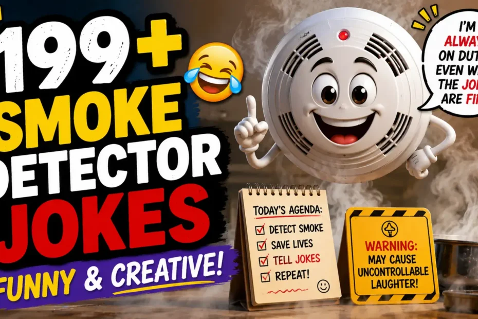 199+ Smoke Detector Jokes Funny & Creative