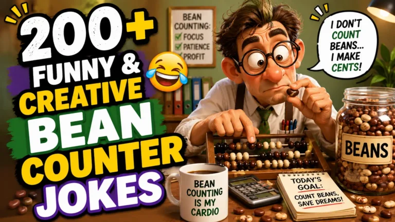 200+ Funny & Creative Bean Counter Jokes