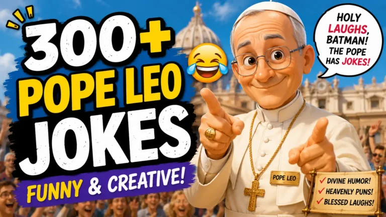 300+ Pope Leo Jokes Funny & Creative