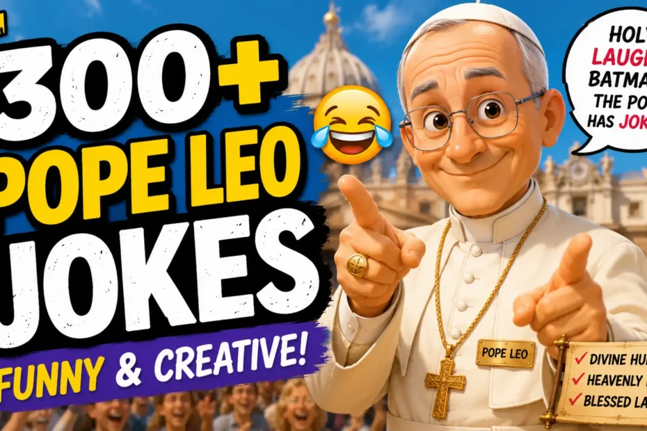 300+ Pope Leo Jokes Funny & Creative