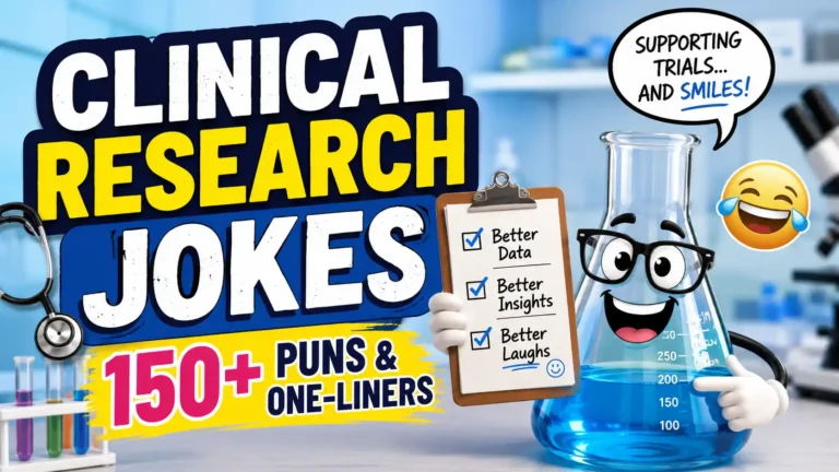 Clinical Research Jokes 150+ Puns & One-Liners