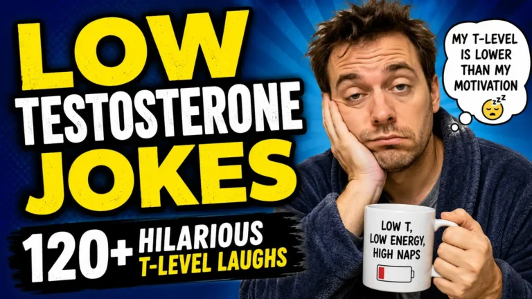 Low Testosterone Jokes 120+ Hilarious T-Level Laughs