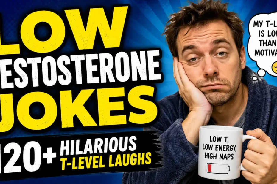 Low Testosterone Jokes 120+ Hilarious T-Level Laughs