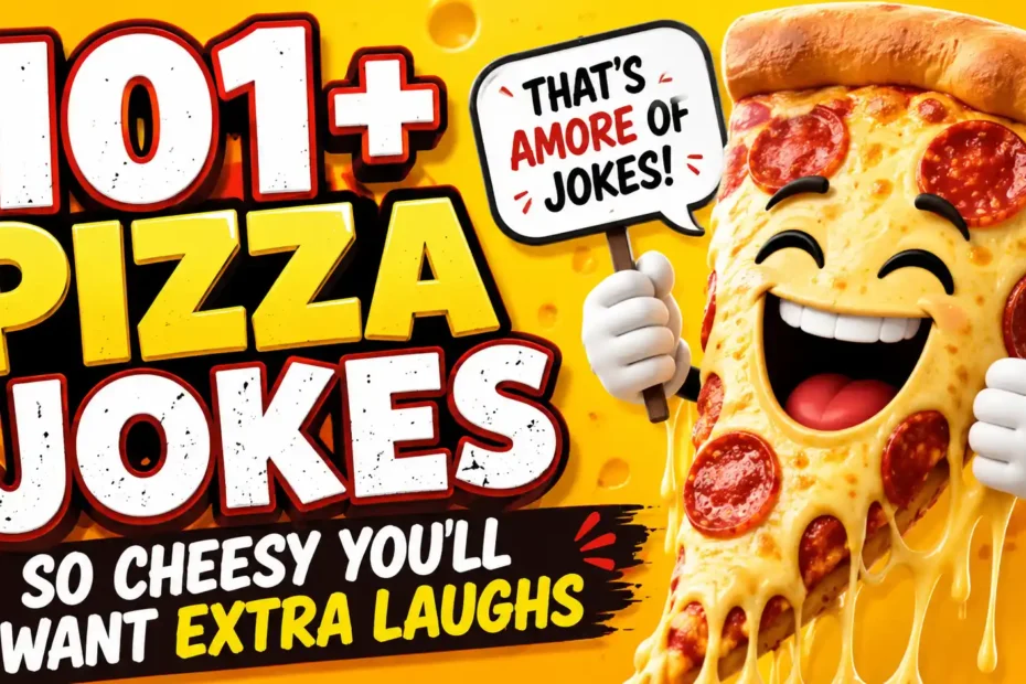 101+ Pizza Jokes So Cheesy You’ll Want Extra Laughs