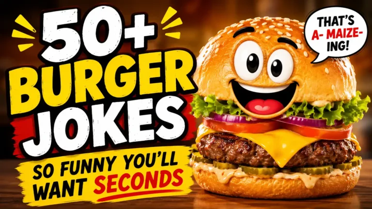 50+ Burger Jokes So Funny You’ll Want Seconds🍔
