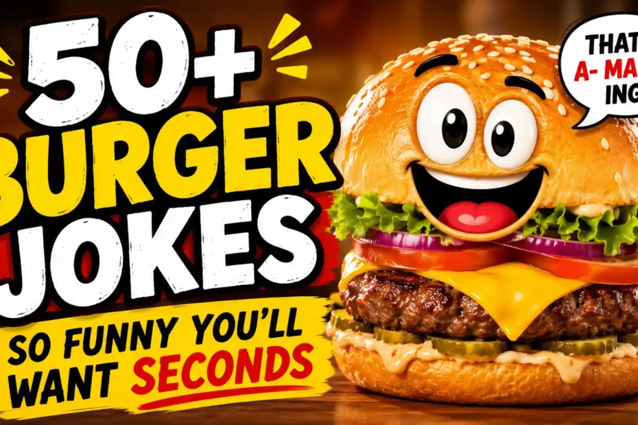 50+ Burger Jokes So Funny You’ll Want Seconds🍔