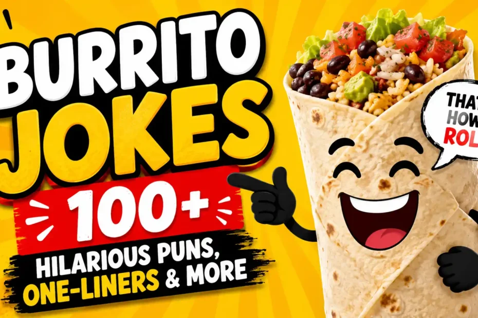 Burrito Jokes 100+ Hilarious Puns, One-Liners & More